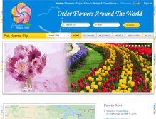 Tablet Screenshot of flowermaps.com
